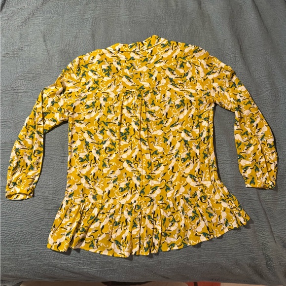 Anthropologie Maeve Janie Flounced Peasant Blouse - Picture 2 of 4